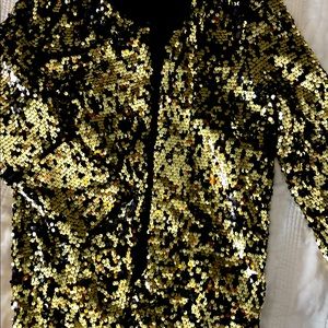 Free Press sequin blazer size Small